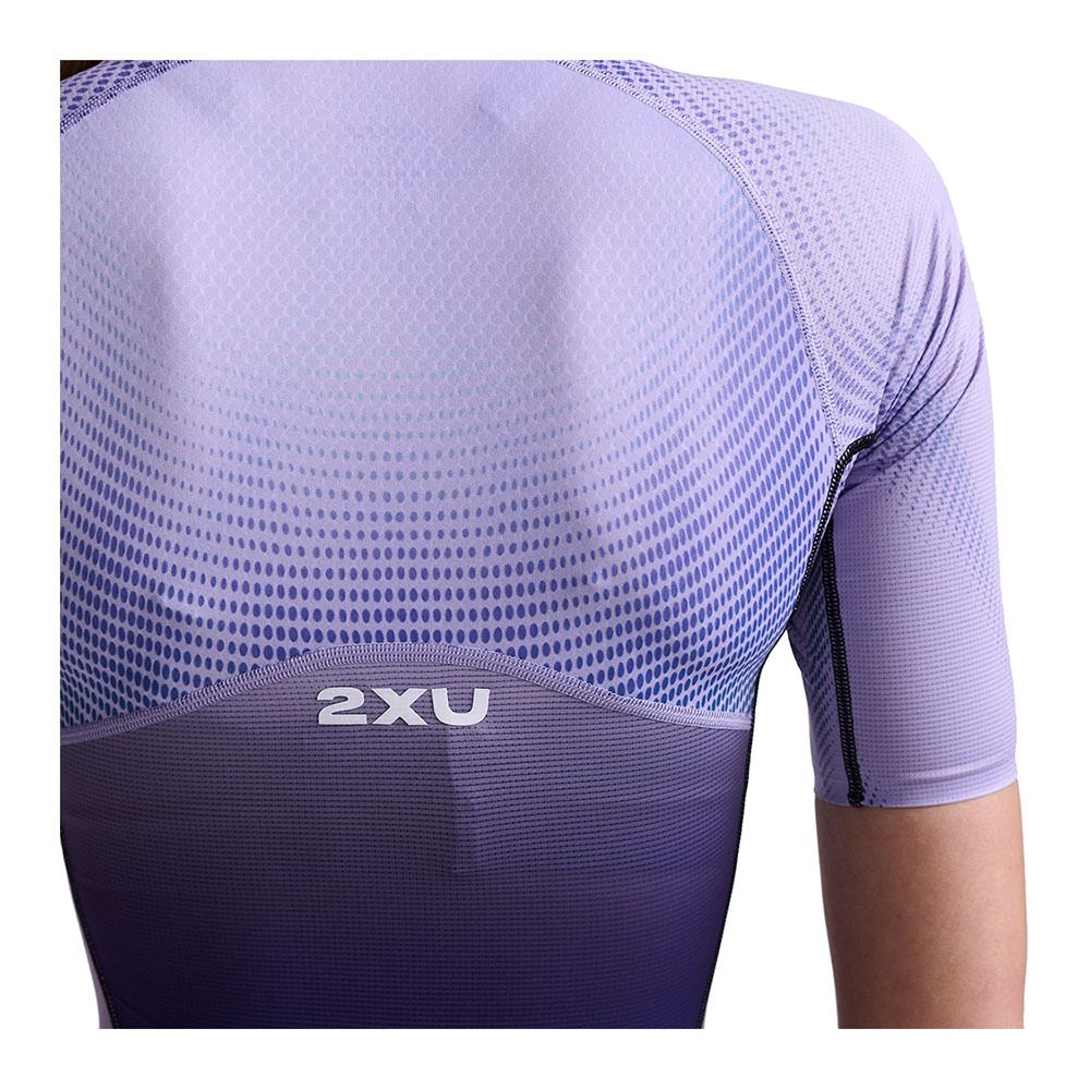 2xu LIGHT SPEED FZ - Combinaison trifonction shorty 6/3 mm Femme parachute/white