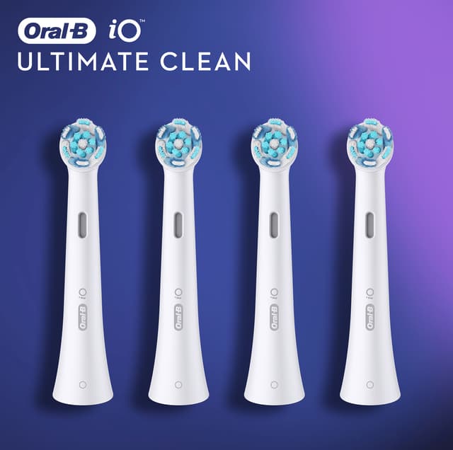 Oral-B iO Ultimate Clean tandbørste refill IOREFILL4WH (hvid)