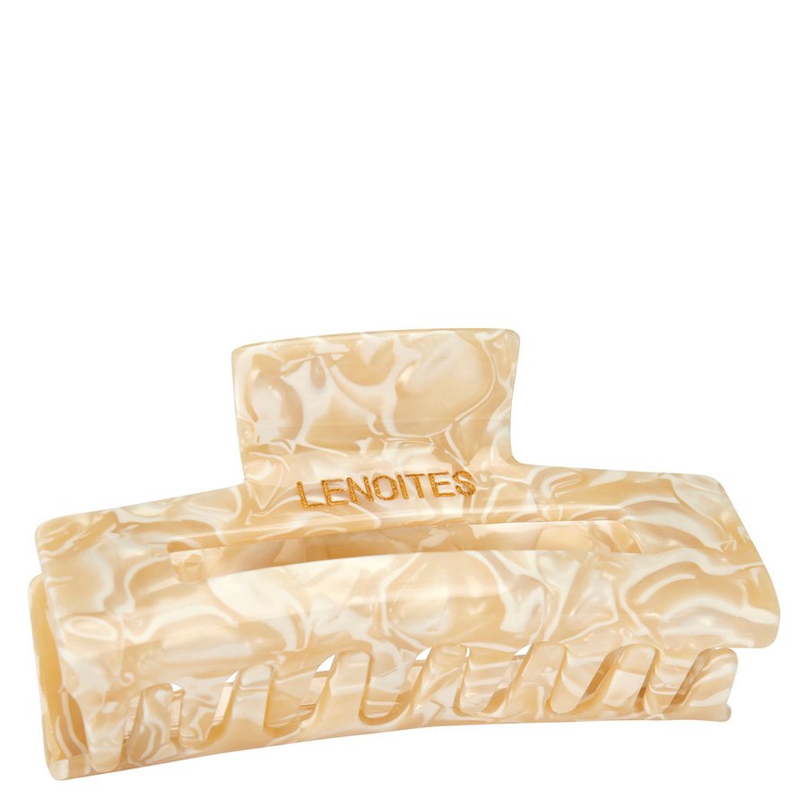 Lenoites Premium Eco-Friendly Hair Claw Champagne Pearl