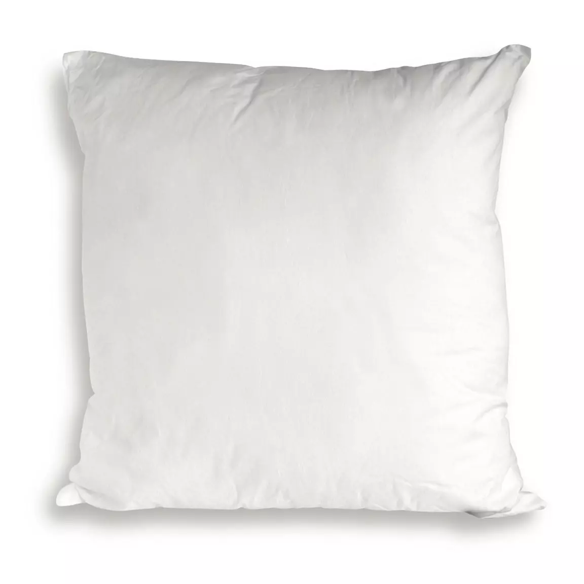 Oreiller carré moelleux (60 x 60 cm) Coton bio Blanc