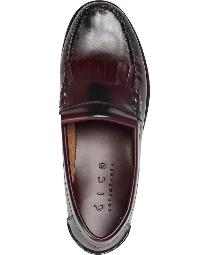 Dico Copenhagen Loafer Fringes Polido Bordeaux