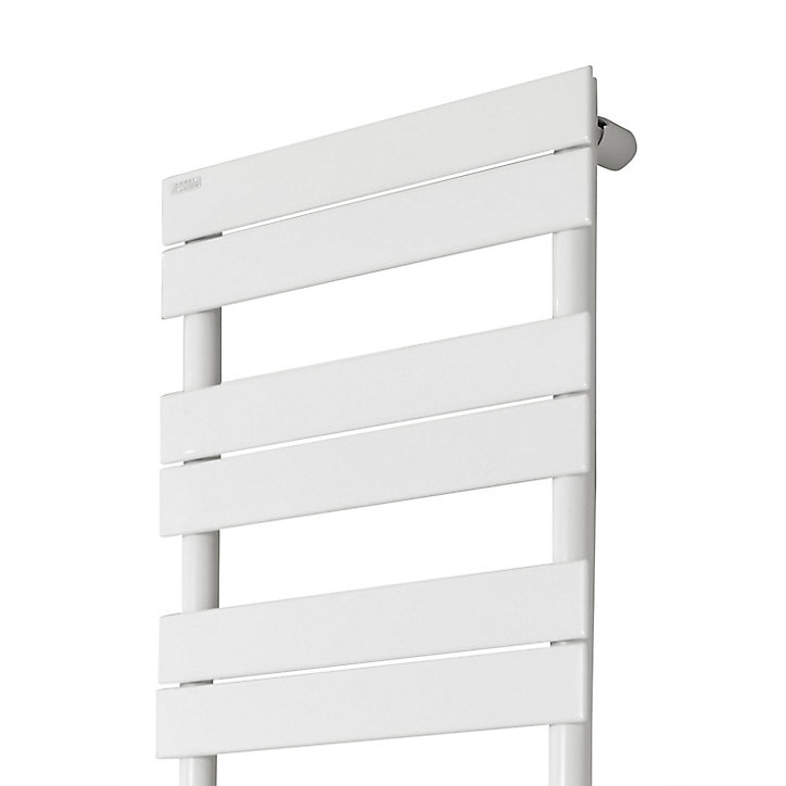 Sèche-serviettes électrique à inertie fluide Acova Alpaga symétrique grey aluminium 750W