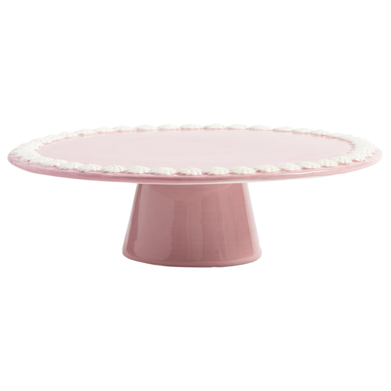 &klevering Whip taartplateau Pink