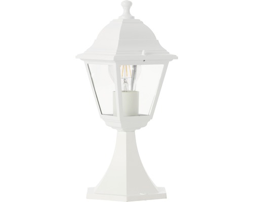 Buiten sokkellamp, 1-lichts, H 36,3 cm, Nissi wit