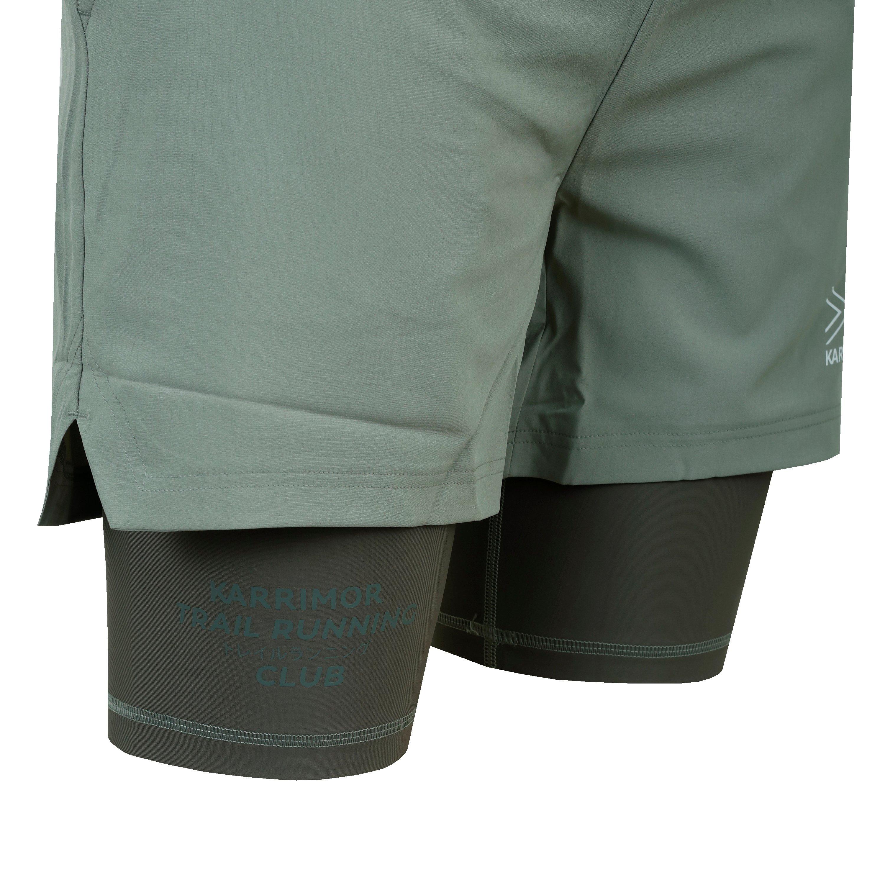 Karrimor Running Club Trail 2 in 1 Shorts Mens