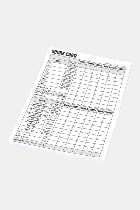Clown Games Clown Games Dobbelset + Scoreblok Dobbelspel