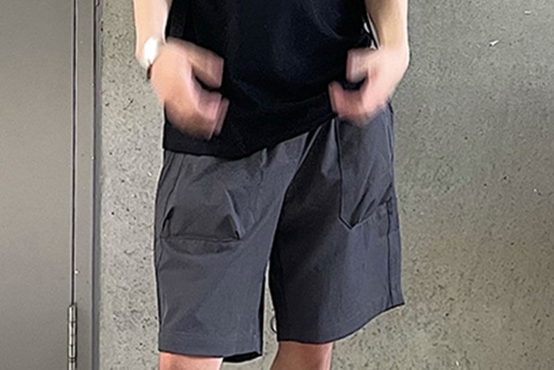 Adotuastic - Mid Rise Plain Shorts