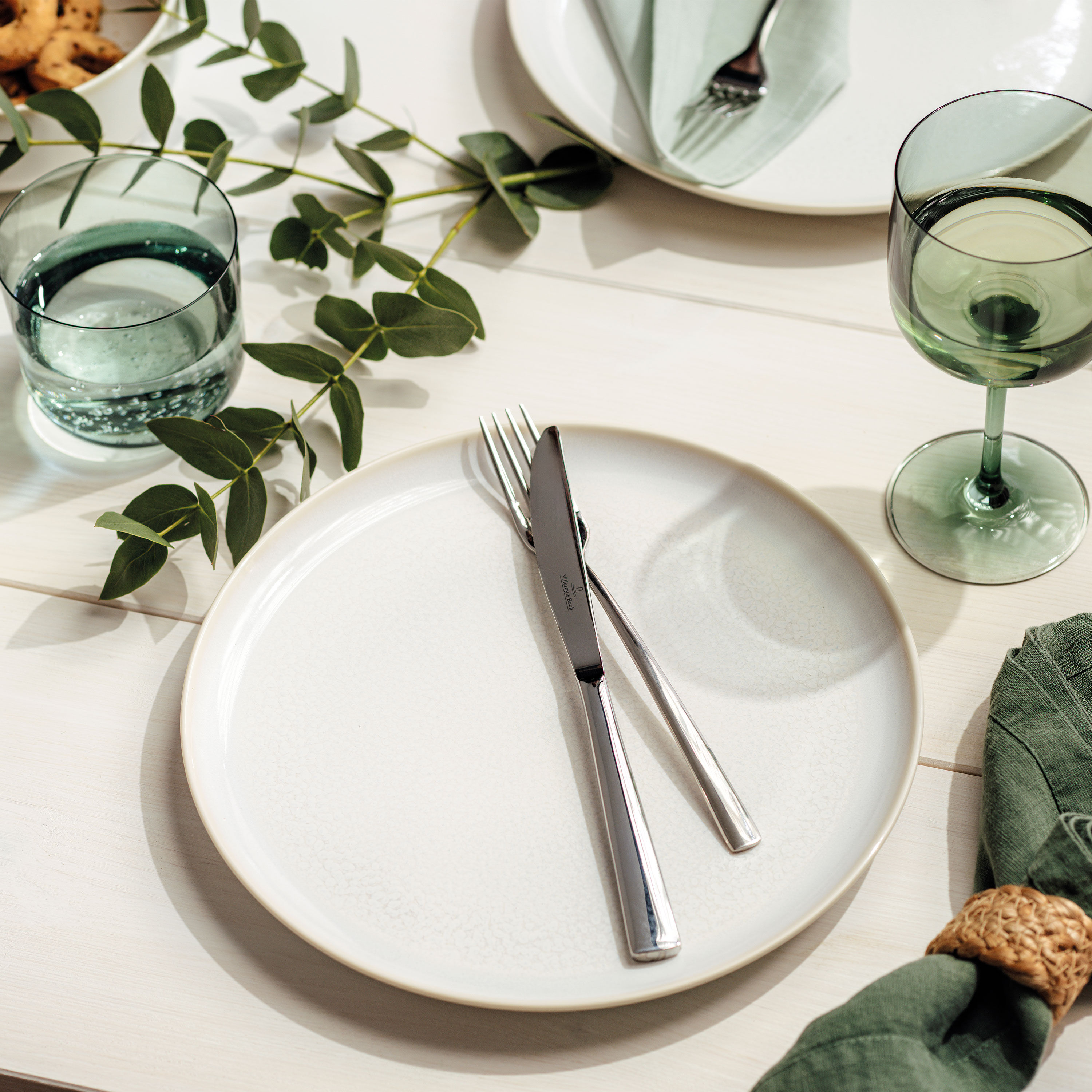 Crafted Dinner plate White, 10.2'', Premium Porcelain