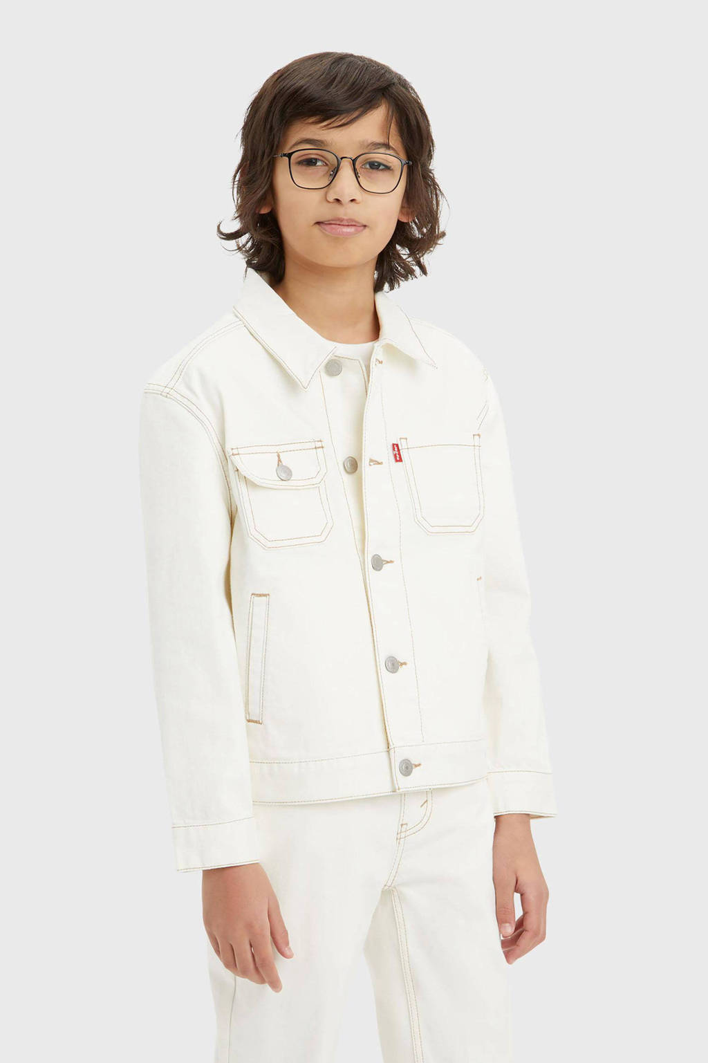 Levi's spijkerjas SUNRISE TRUCKER offwhite