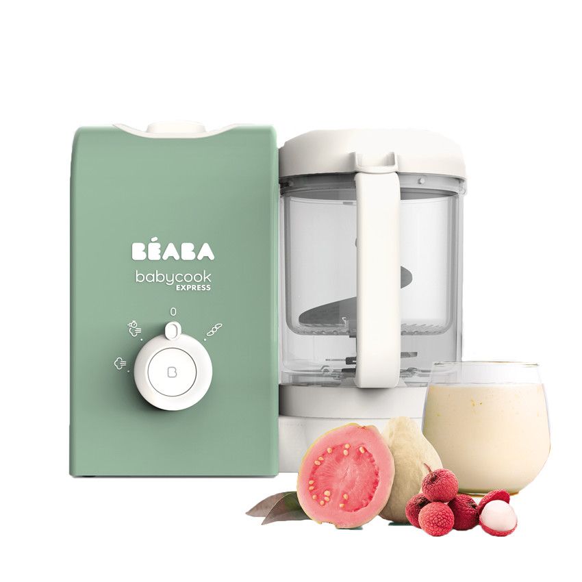 Robot Babycook Express Vert sauge - Ecru