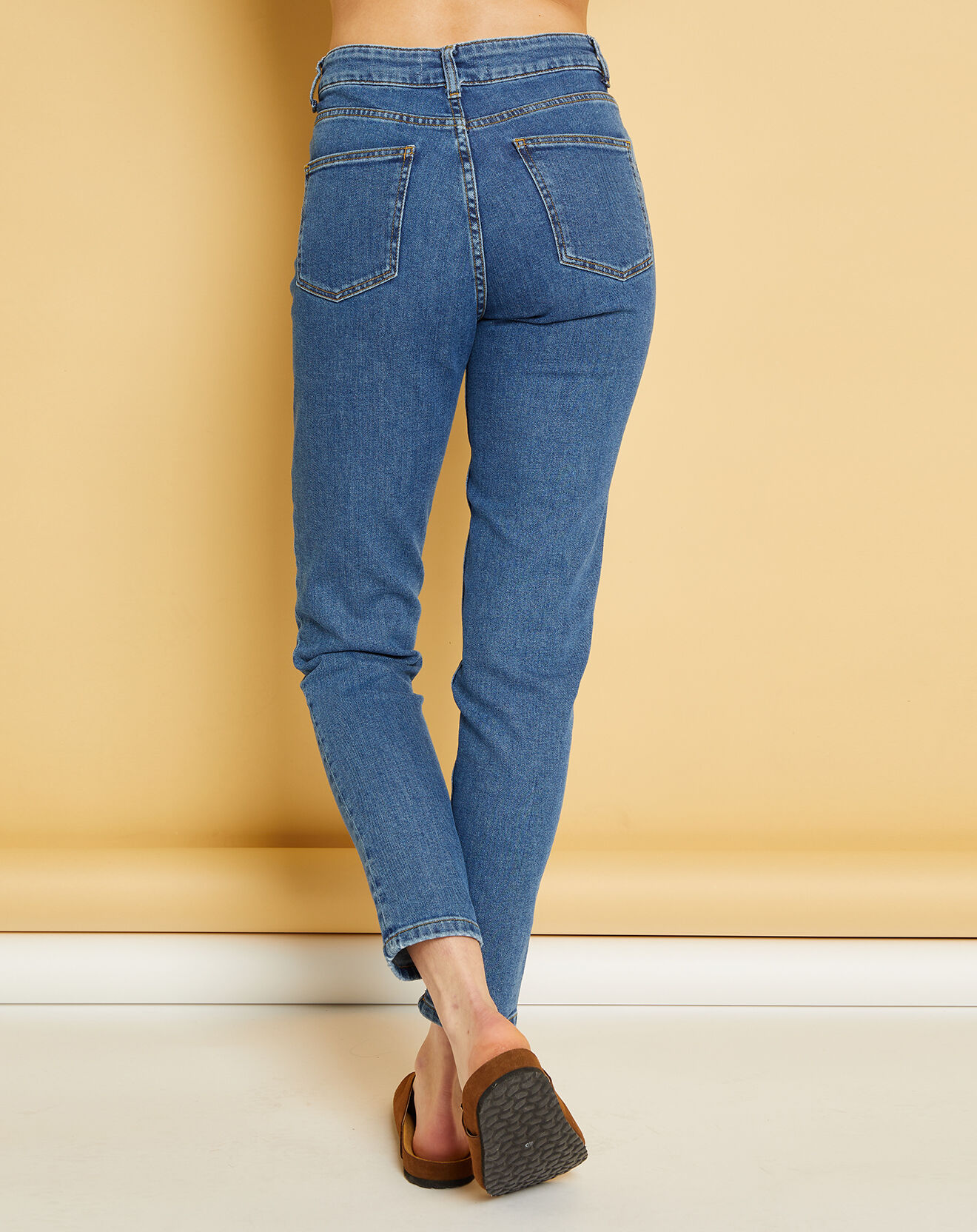Acquaverde Jean Denim  Hallie pierre bleu