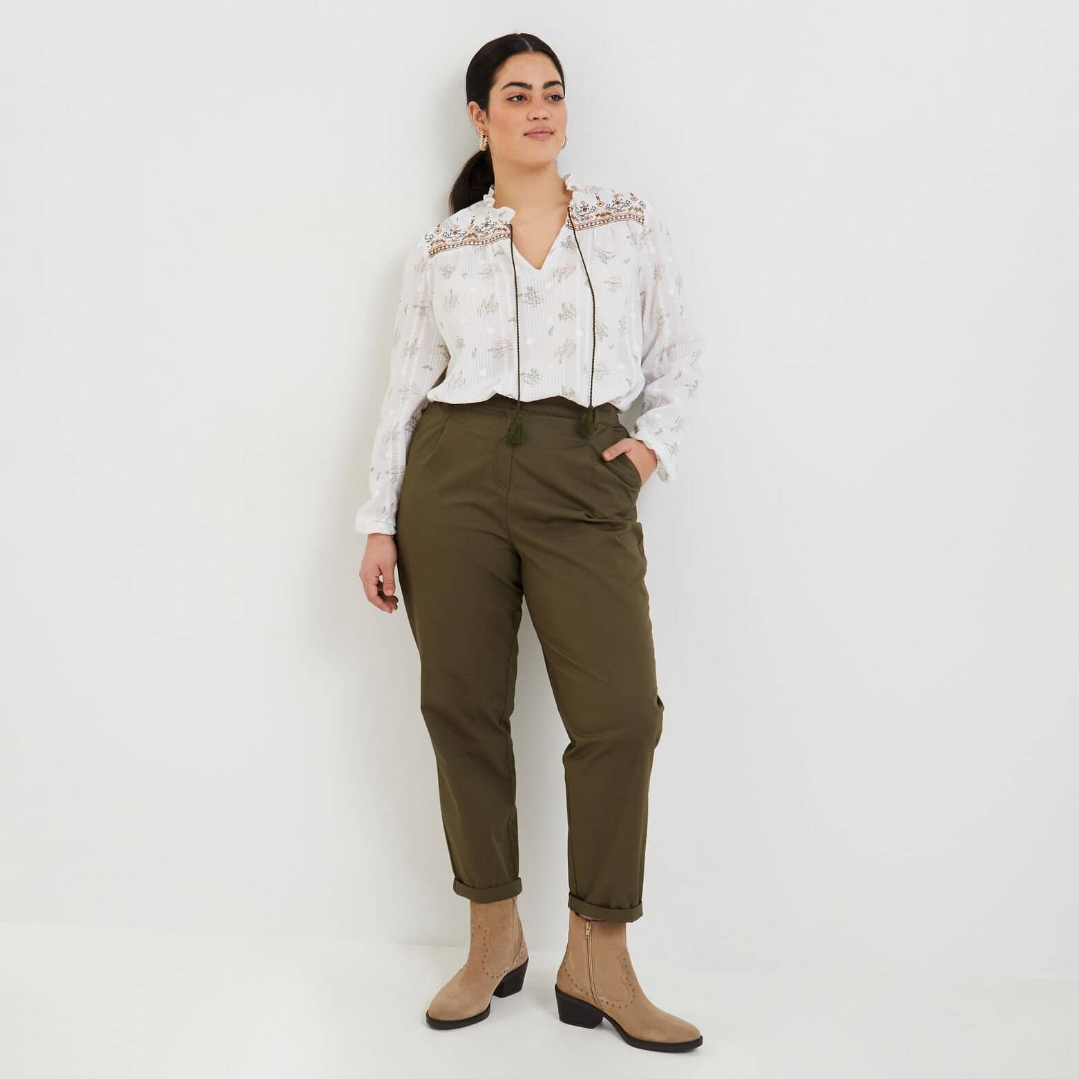 Blouse imprimée femme