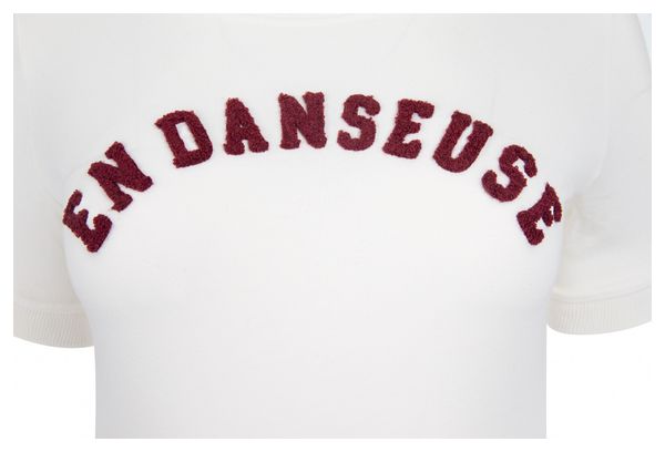 T-Shirt Manches Courtes Femme LeBram En Danseuse Blanc Marshmallow