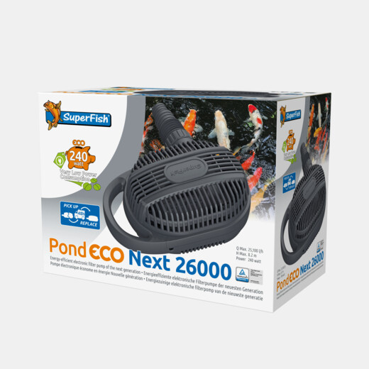 Superfish Pond Eco Next 26.000-240W   GRATIS Vijver Bacteriën!