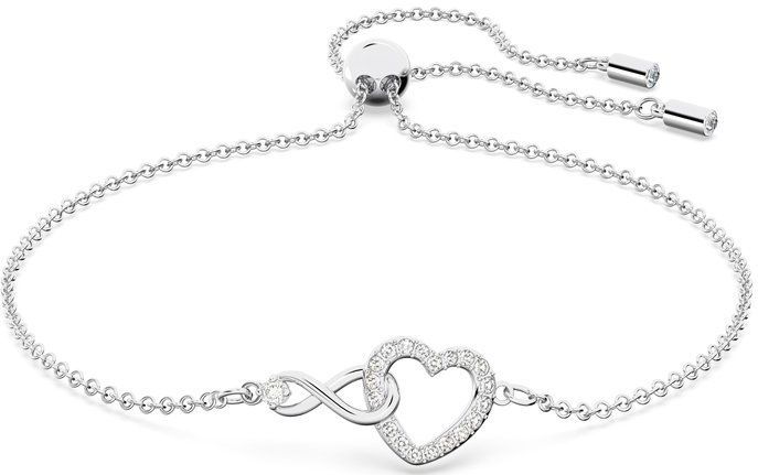 Swarovski Infinity Dames Armband Metaal Zilverkleurig
