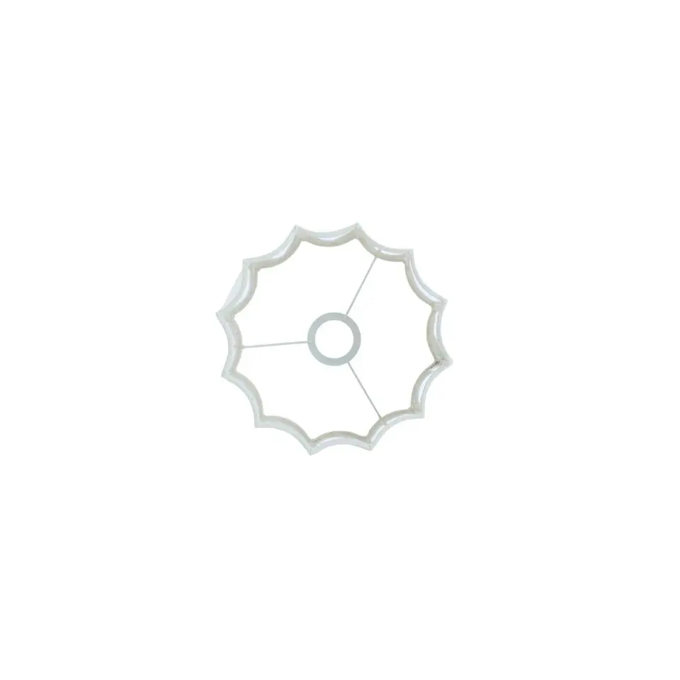 Cilinder lampenkap Disli - Wit - Ø24cm