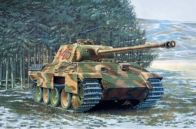 Italeri - Sd. Kfz. 171 Panther Tank Byggesæt - 1:35 - 270