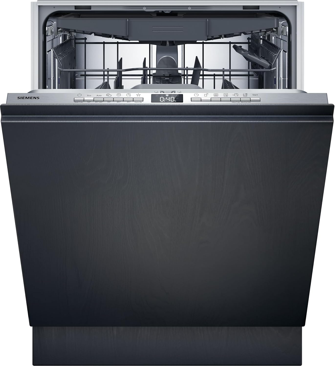 Siemens SN63EX06VE, iQ300 Smarter Geschirrspüler, Vollintegrierte Spülmaschine, 60 cm, Besteckschublade, Extra leise, varioSpeed, Automatische Türöffnung, 3-fach rackMatic, infoLight, intensiveZone