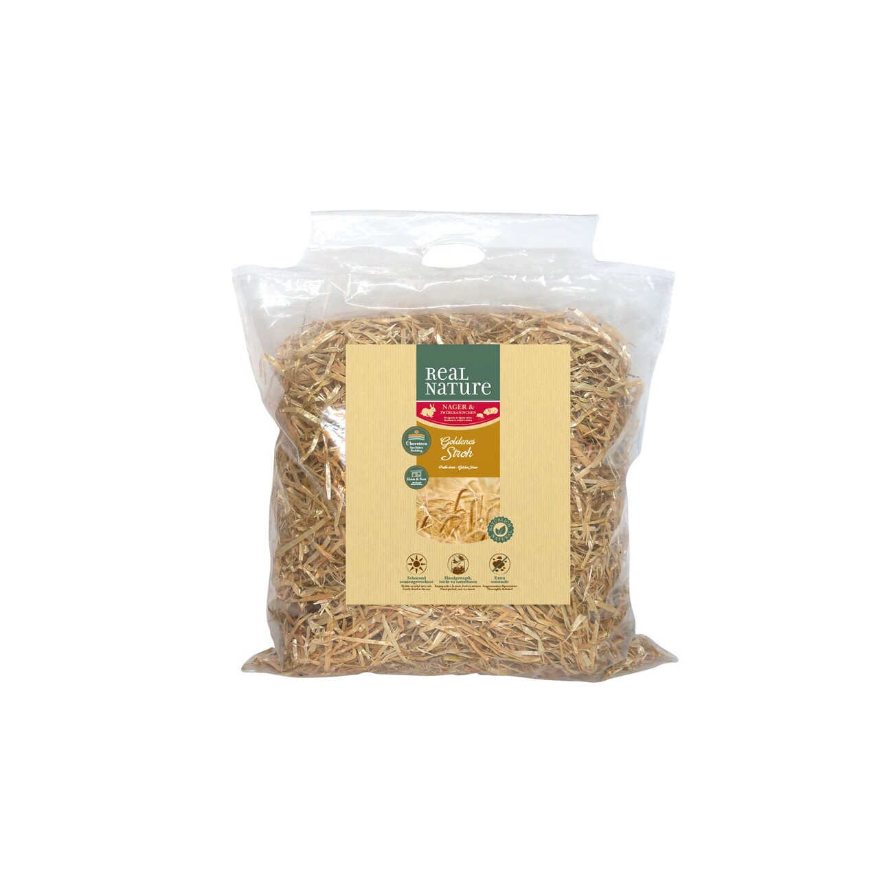 REAL NATURE Goldenes Stroh 2 kg