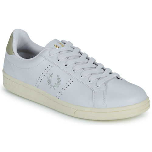 Fred Perry - B721 LEATHER - Blanc