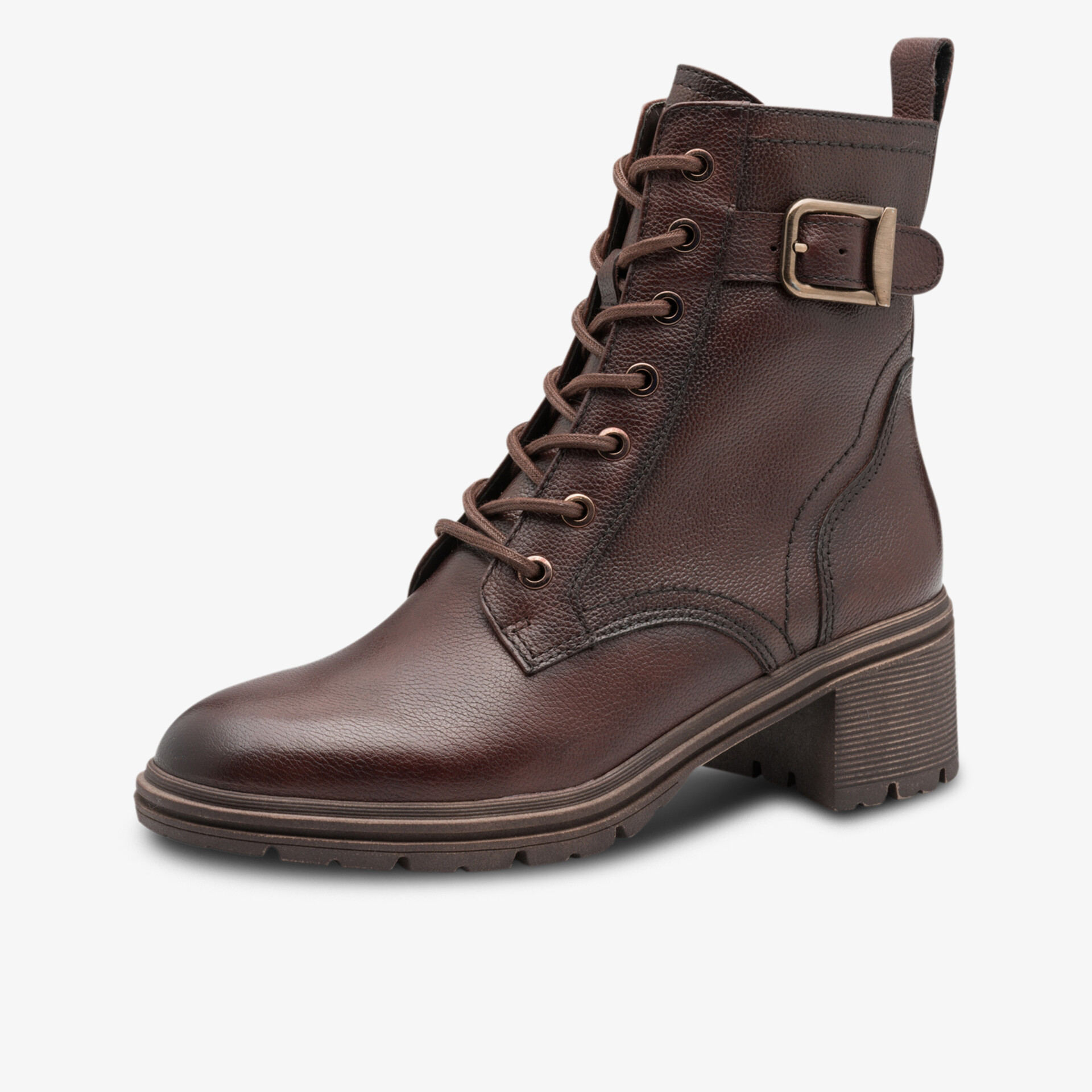 Tamaris Damen Schnürstiefeletten braun