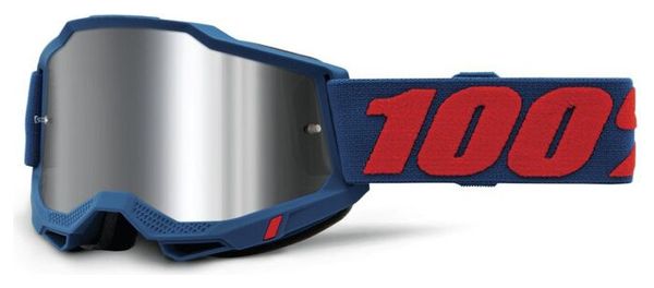 Masque 100% Accuri 2 Bleu / Lentilles Miroir Argent