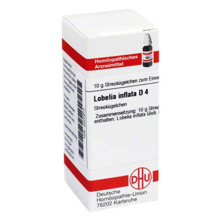 DHU Lobelia inflata D 4 Globuli, 10 g