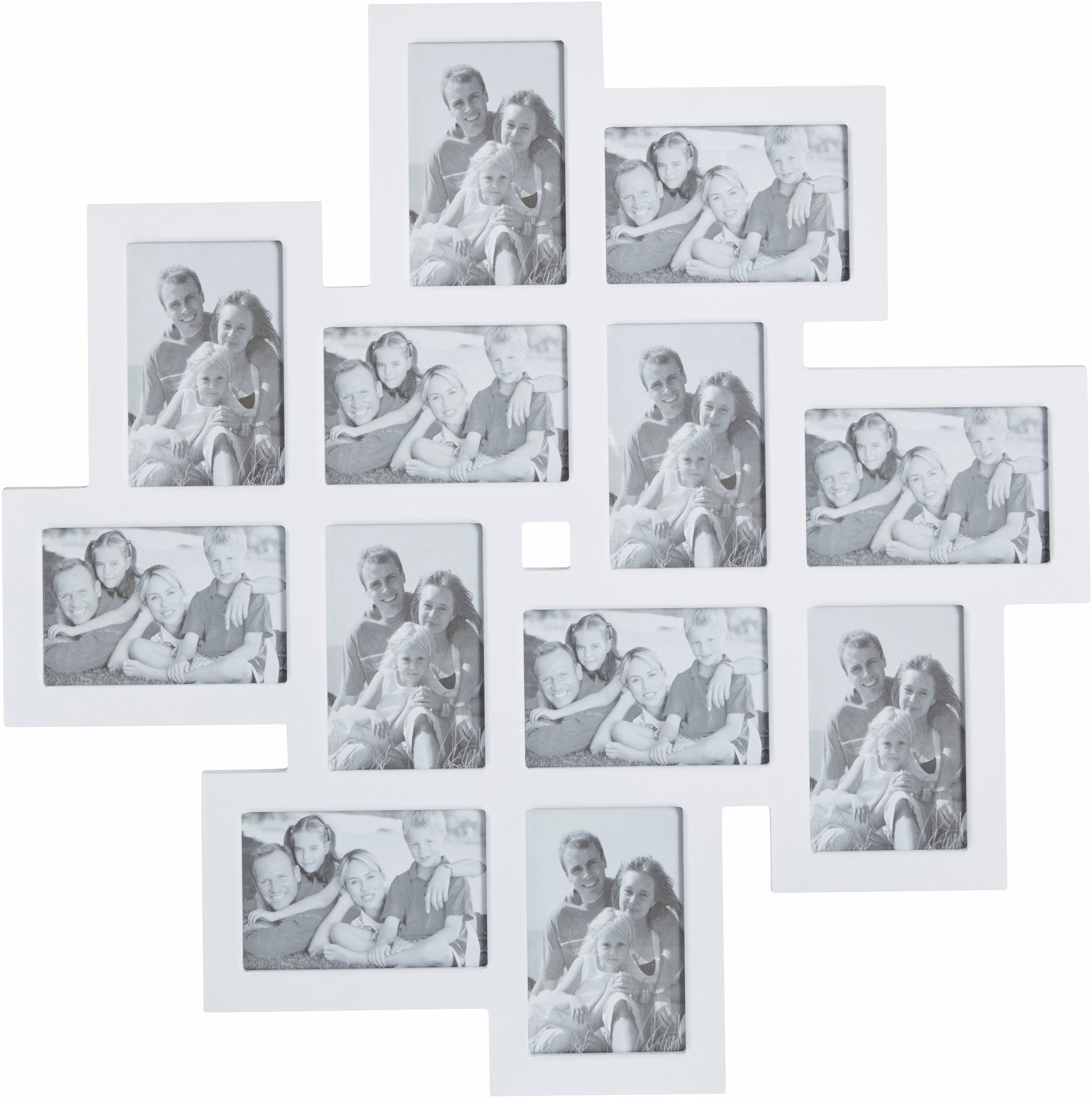 my home Bilderrahmen Collage »Family, weiss« Fotorahmen, Bildformat 10x15 cm