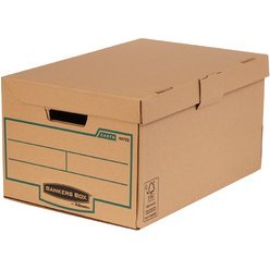 BANKERS BOX EARTH caisse d'archivage avec couvercle