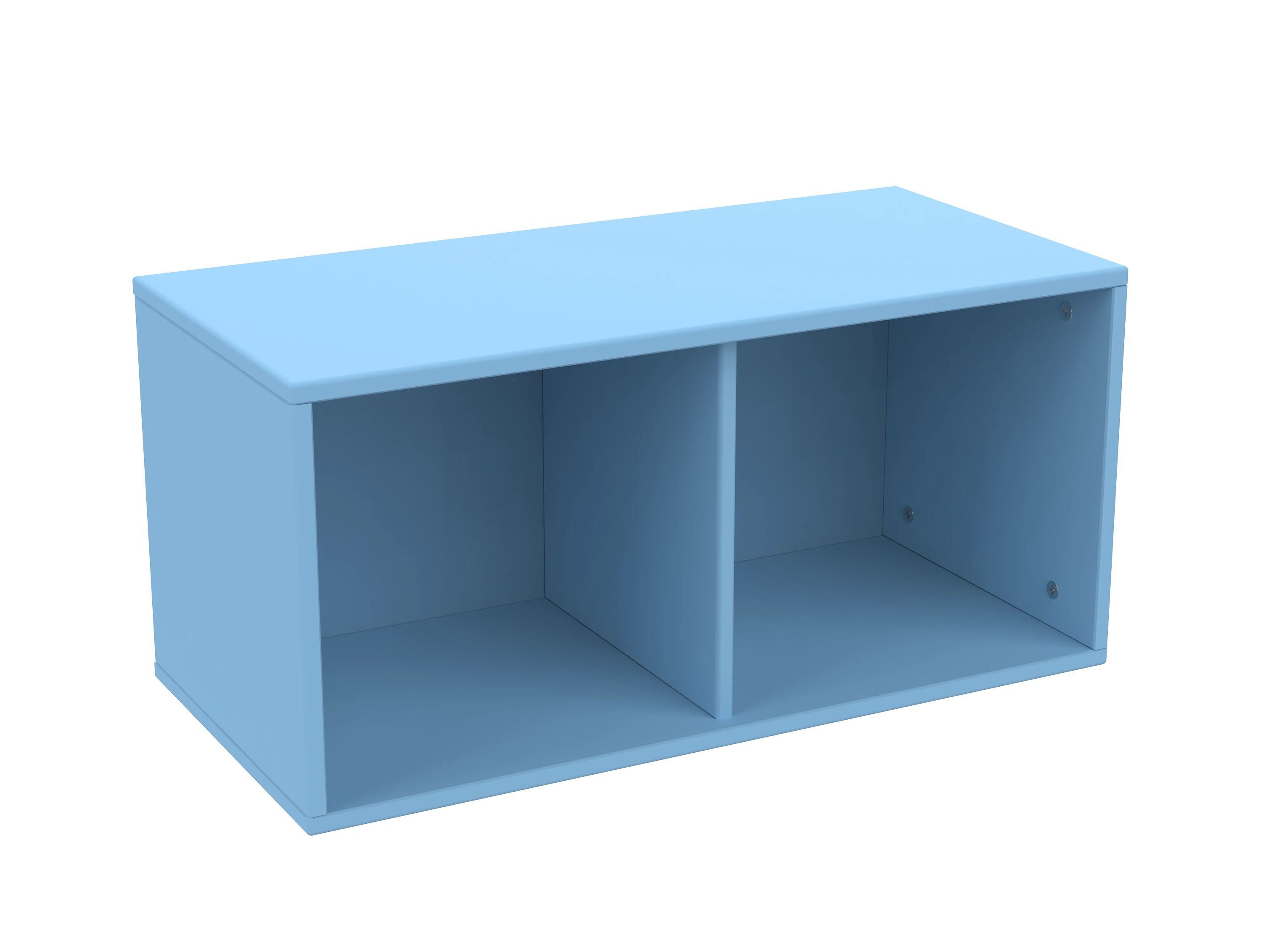 Flexa ROOMIE Wandregal - Blau / B: 72.0 cm x T: 34.5 cm x H: 34.5 cm