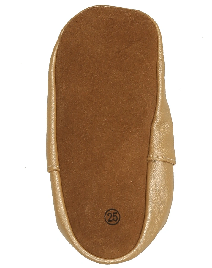 Krabbelschuhe STAR in gold