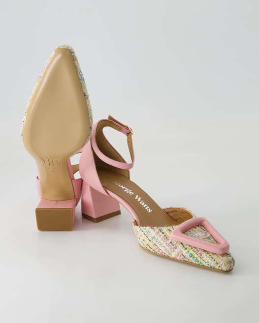 George Watts N510-654 Slingpumps in Rosa