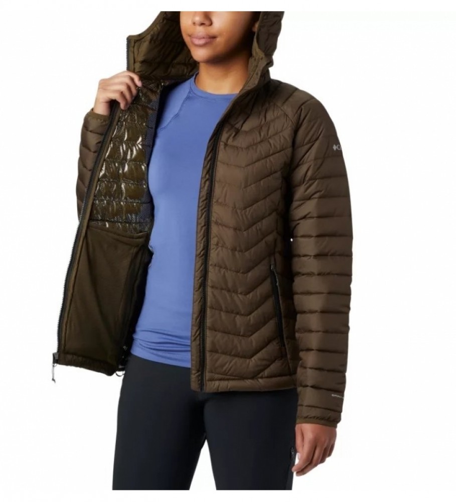 Jaqueta Columbia Powder Lite marrom