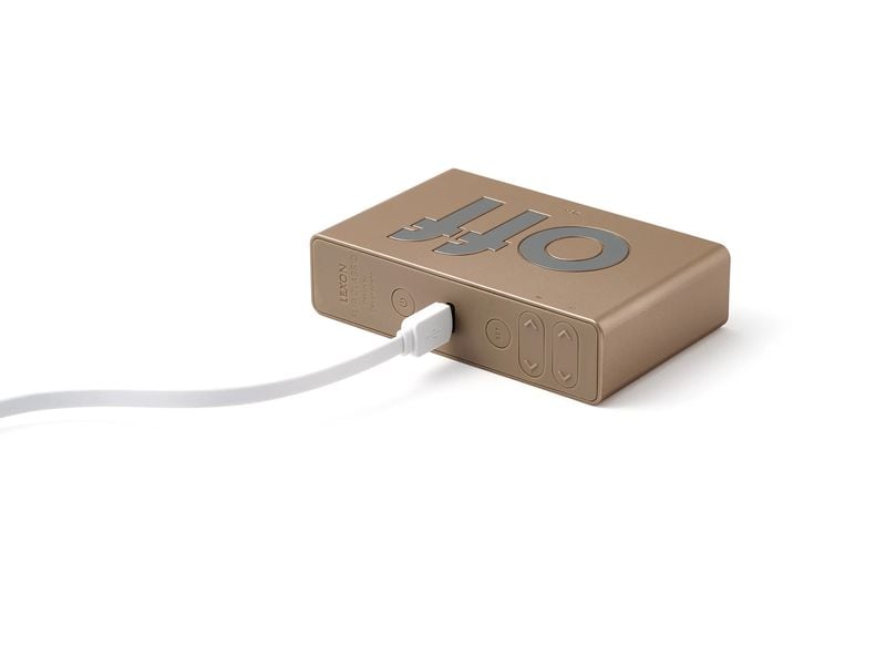Lexon Digitalwecker Flip Classic Gold LCD-Wecker