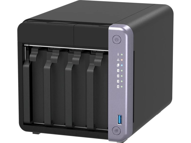 QNAP NAS TS-432X-4G, 4-bay NAS mit 4 Laufwerkschächten