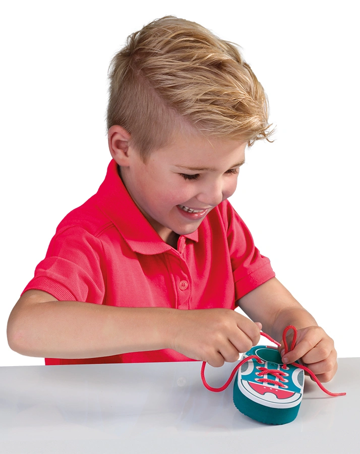 Ich lerne Schuhe binden