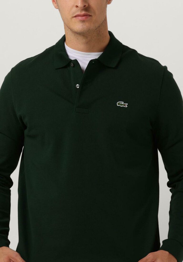 LACOSTE donkergroene lacoste polo 1hp2 men long sleeved best polo