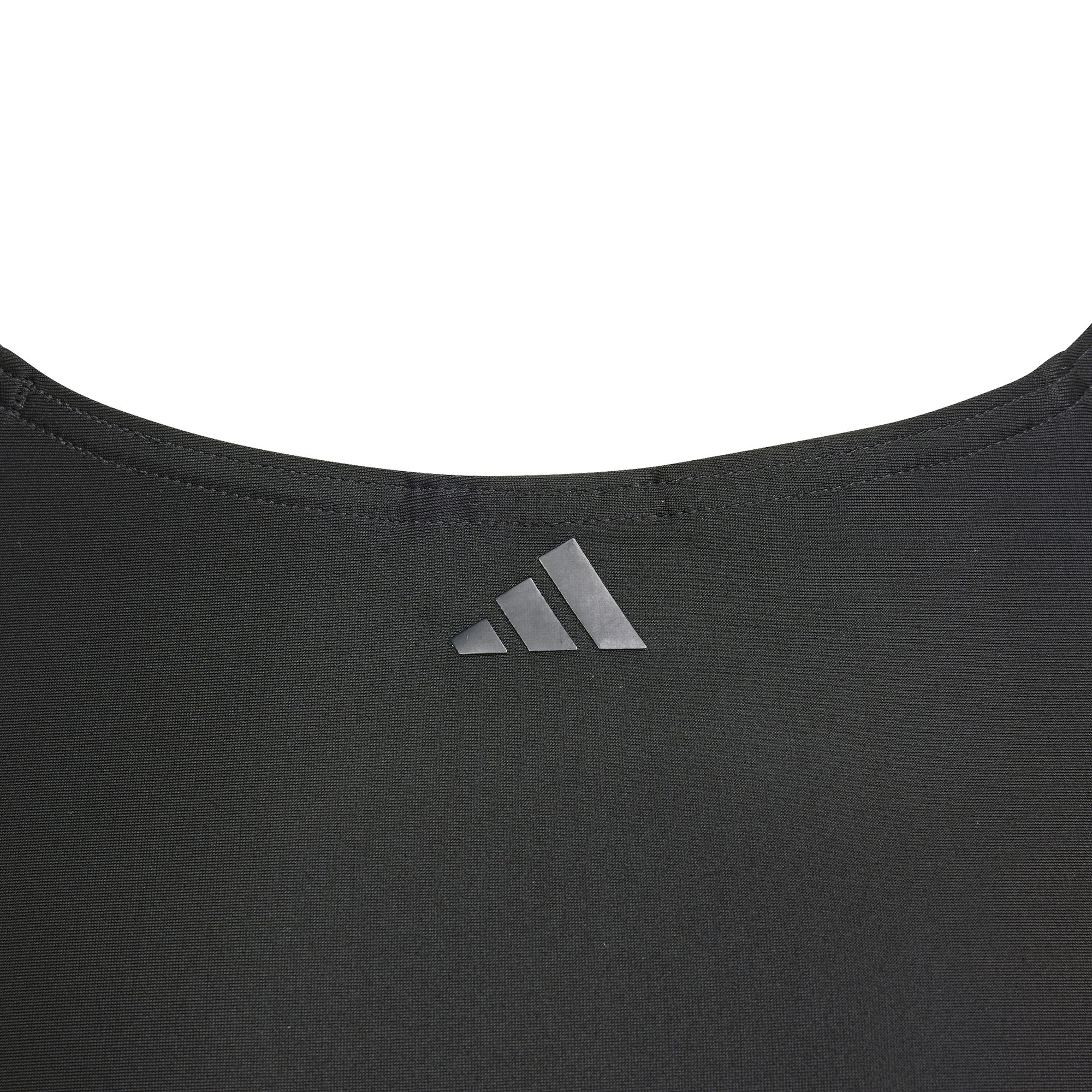 adidas Performance Big Bars Badeanzug Mädchen schwarz