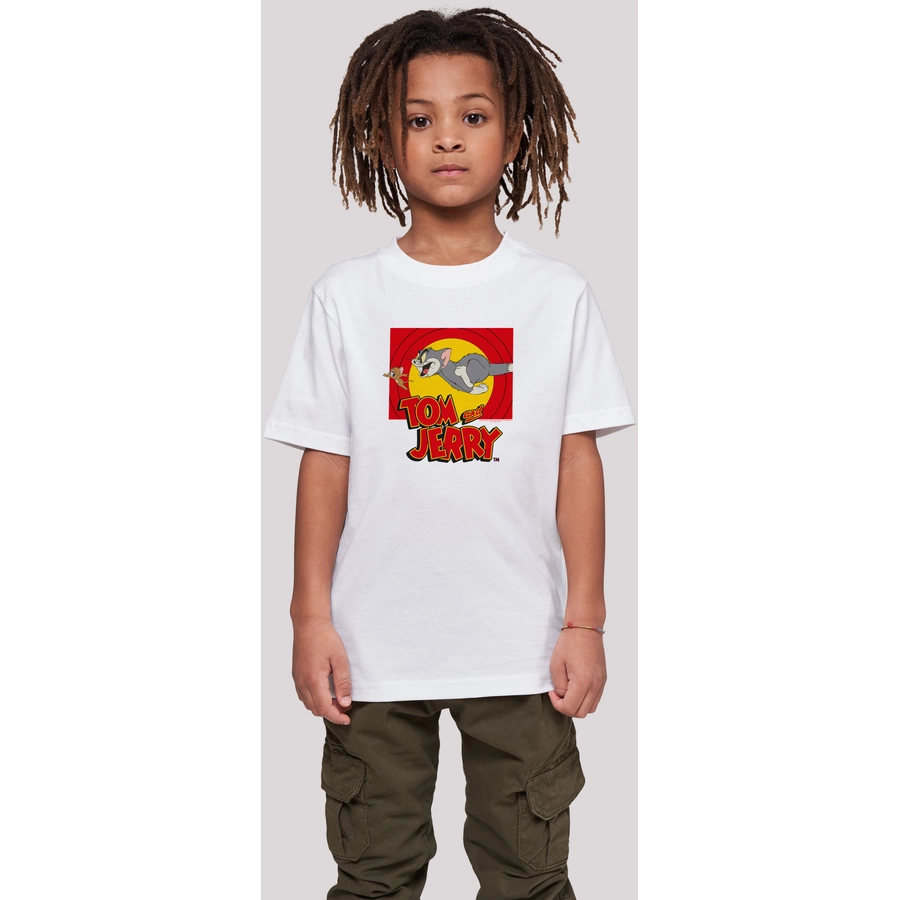 F4NT4STIC T-Shirt Tom and Jerry TV Serie Chase Scene weiß
