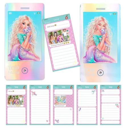 Depesche TOPModel Mobile Notizbuch mit Wackelbild, 1 Stück, 4-fach sortiert