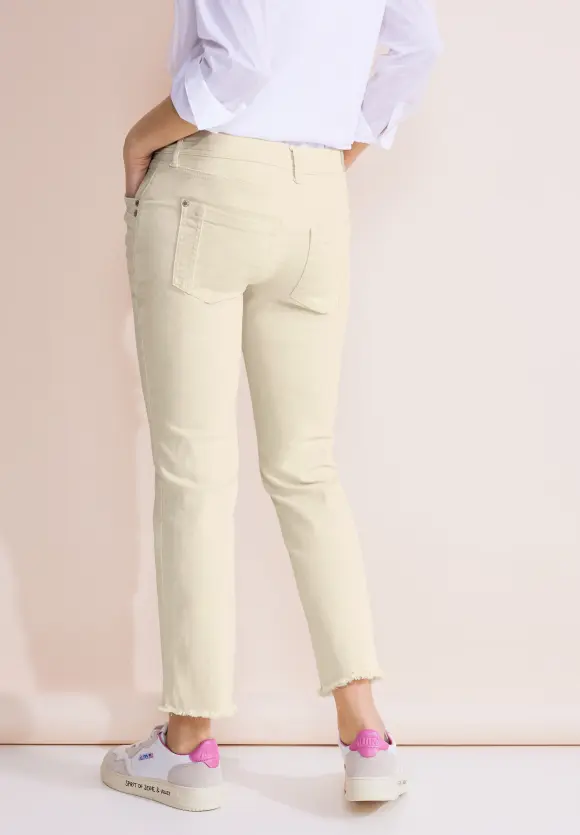 Beige Slim Fit Jeans - ecru washed