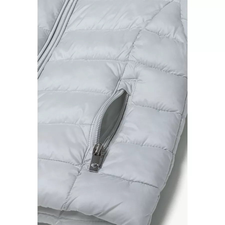 MINOTI Steppjacke mit Stehkragen Silber