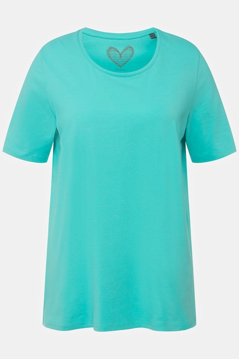 T-Shirt, A-Linie, Rundhalsausschnitt, Halbarm