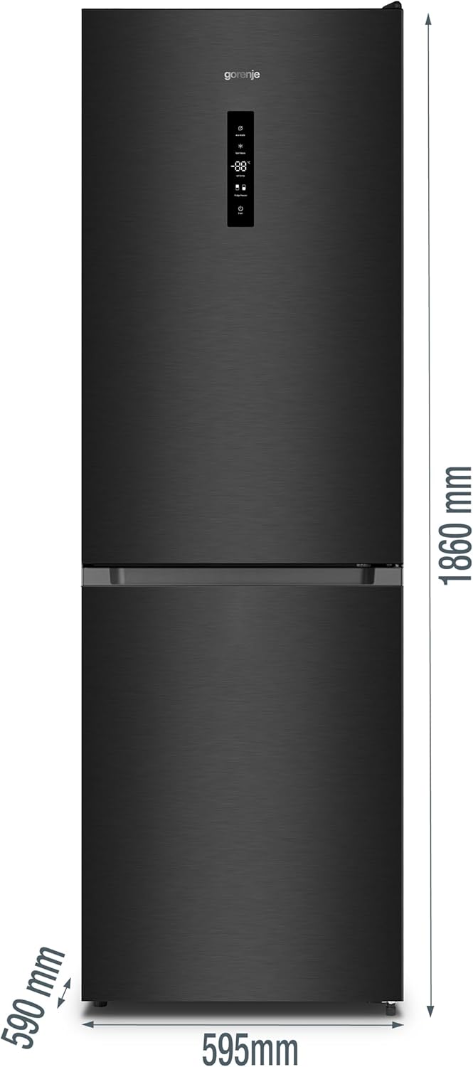 Gorenje Kühl- Gefrierkombination NRK619CABXL4, Inverter Technologie, NoFrostPlus, CrispZone, ConvertFresh Zone, Energieklasse C