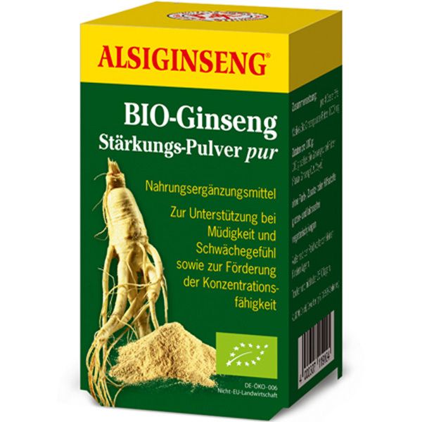 ALSIGINSENG® BIO-Ginseng Stärkungspulver pur