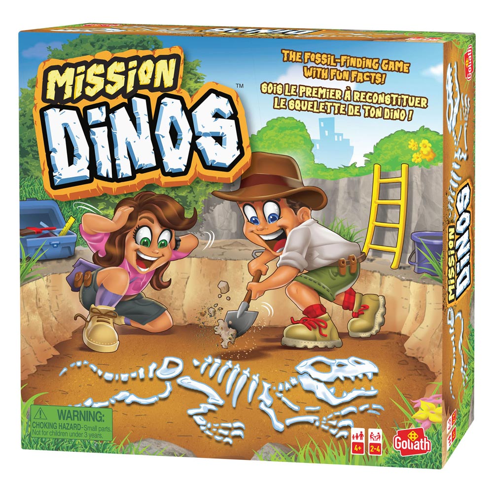 Dig em Up Dino's - Kinder Bordspel