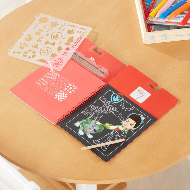 Paw Patrol - Scratch Art® - Kratzmalbuch mit Stift - Marshall
