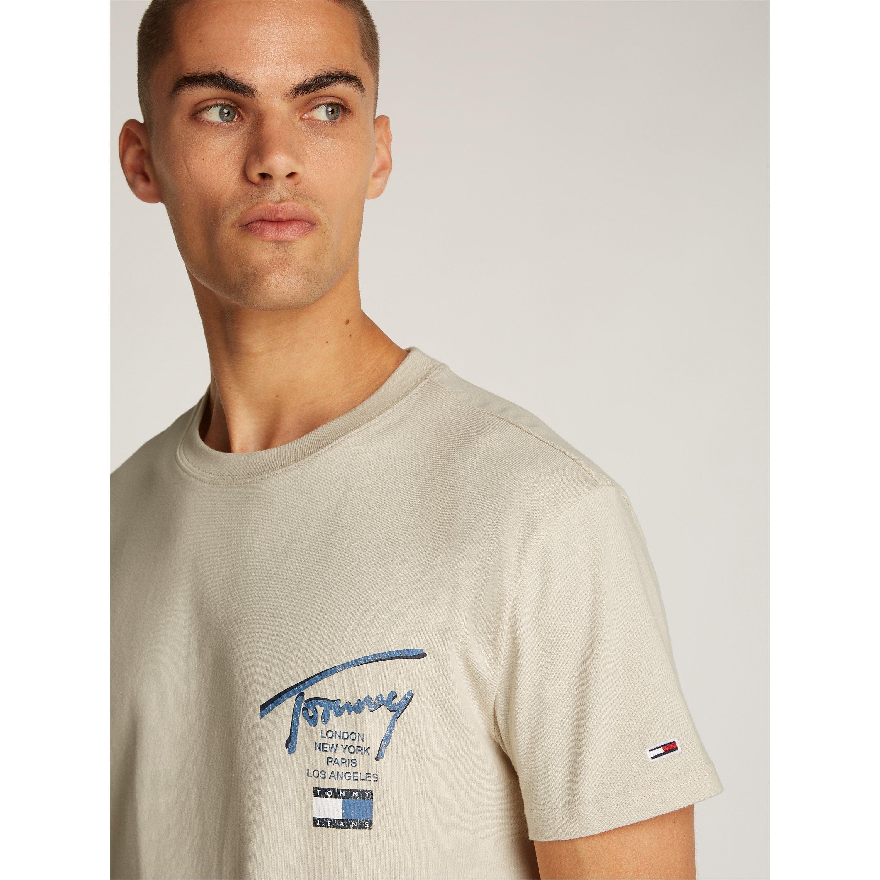 Tommy Jeans TJM REG TOMMY SIGN CITY TEE EXT