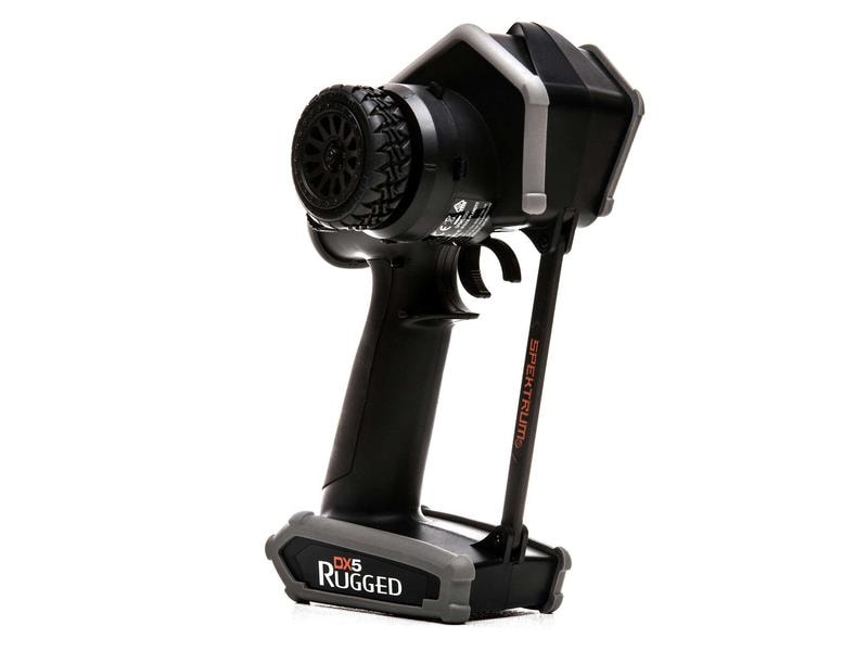 Spektrum Fernsteuerung DX5 Rugged DSMR mit SR515 Solider 5-Kanal Sender für RC Fahrzeuge