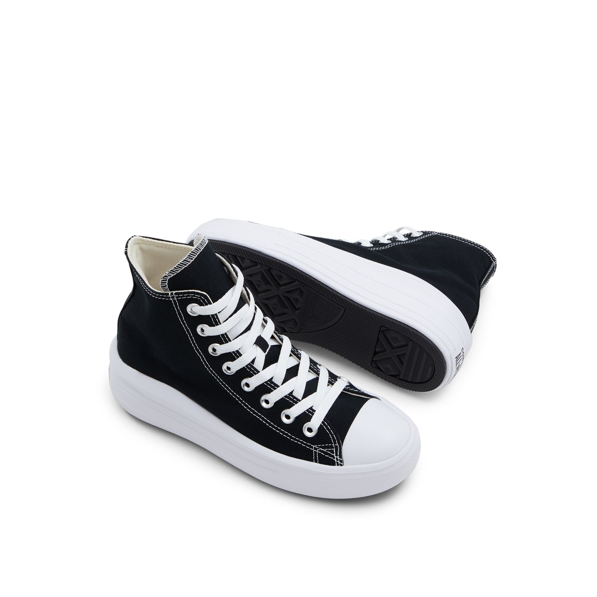 CONVERSE-Ctas_move-Baskets - Talon plat - Noir